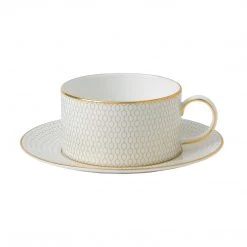 Trendy Living Wedgwood Arris Tea Cup And Saucer