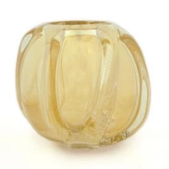 Trendy Living Vertical Wrap Barrel Vase Gold Sm Floreros