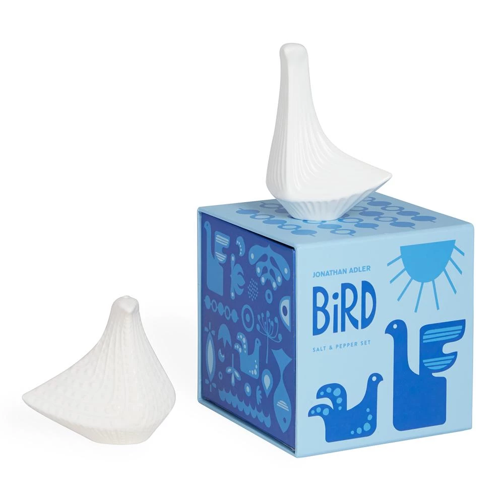 Trendy Living Bird Salt & Pepper - White 2 Trendy Living Bird Salt & Pepper - White