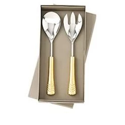 Trendy Living Liberty Salad Servers Gold
