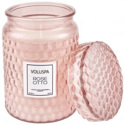 Trendy Living Rose Otto Large Jar Candle 18oz Voluspa