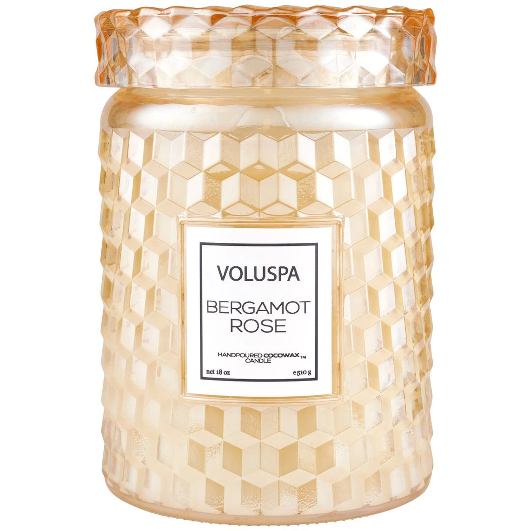 Trendy Living Voluspa Bergamot Rose Large Jar Candle 18 Oz 1 Trendy Living Voluspa Bergamot Rose Large Jar Candle 18 Oz