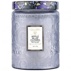 Trendy Living Apple Blue Clover Large Jar Voluspa
