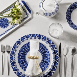 Trendy Living Azure Dessert Plate