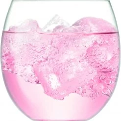 Trendy Living Balloon Tumbler Clear Set X 8