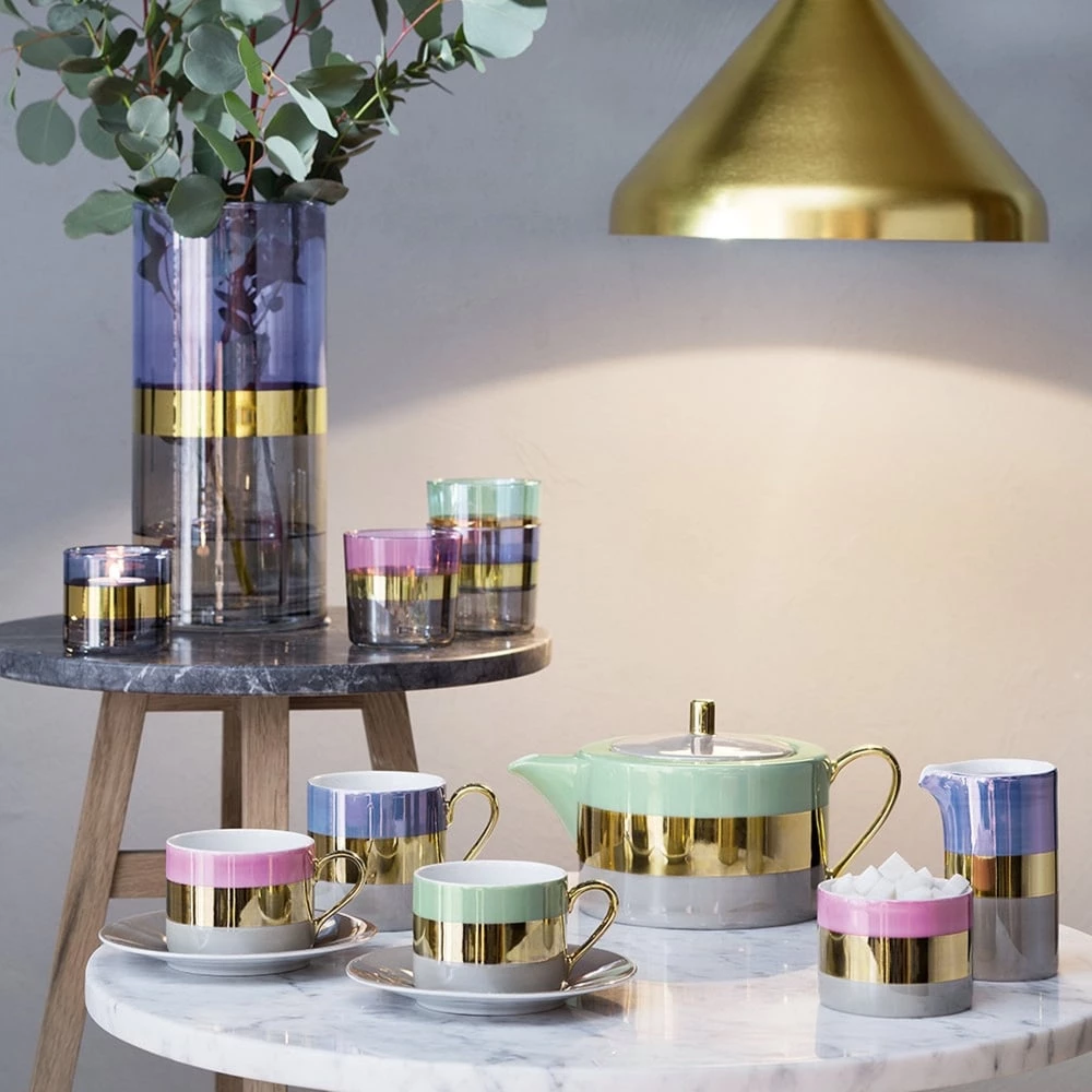 Trendy Living Bangle Coffee Cup And Saucer Blueberry Set X 2 2 Trendy Living Bangle Coffee Cup And Saucer Blueberry Set X 2