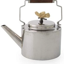 Trendy Living Butterfly Gingko Teapot Michael Aram