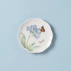 Trendy Living Butterfly Meadow Blue Accent Plate