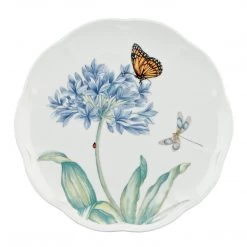 Trendy Living Butterfly Meadow Blue Accent Plate