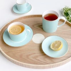 Trendy Living Charlotte Espresso Cup And Saucer Set X2 Juegos De Te Y Cafe.