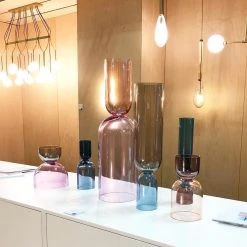 Trendy Living Esculturas Crescent Vessel Pine Tree/plum