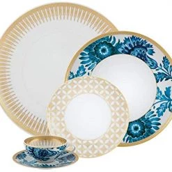 Trendy Living Gold Exotic Tea Cup And Saucer Vista Alegre