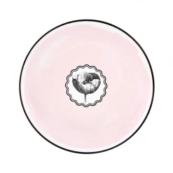 Trendy Living Herbariae Salad Plate Pink Vista Alegre