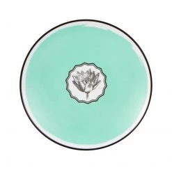 Trendy Living Vista Alegre Herbariae Salad Plate Green