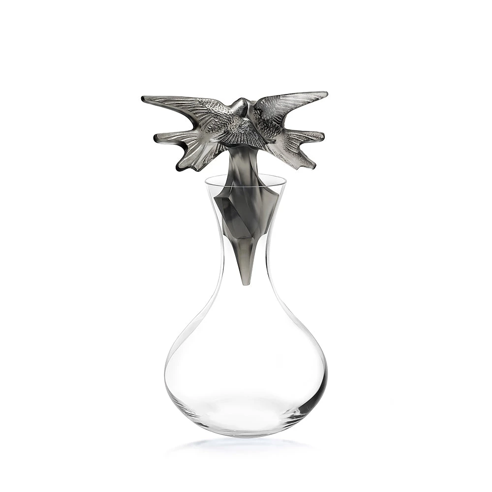 Trendy Living Lalique Hirondelles Swallows Decanter Grey 2016 1 Trendy Living Lalique Hirondelles Swallows Decanter Grey 2016
