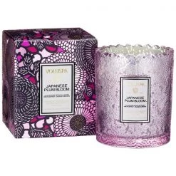 Trendy Living Voluspa Japanese Plum Bloom Boxed Scallop Candle