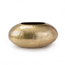 Trendy Living Floreros Joule Horizontal Brass Vase