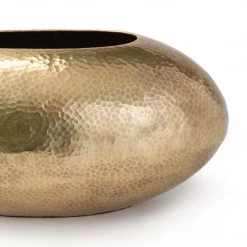 Trendy Living Floreros Joule Horizontal Brass Vase