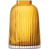 Trendy Living Pleat Vase Amber Sm Floreros