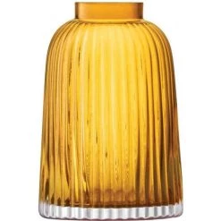 Trendy Living Pleat Vase Amber Sm Floreros