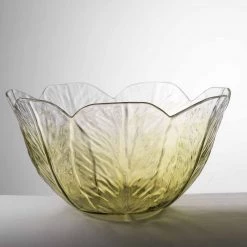 Trendy Living Mario Luca Giusti Lattuga Acrylic Salad Bowl Green Large