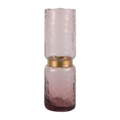 Trendy Living Lava Glass Vase Purple Floreros