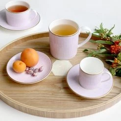 Trendy Living Layla Coaster/tidbit Plates Set X4 Juegos De Te Y Cafe.