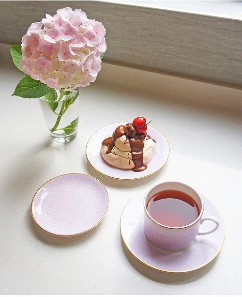 Trendy Living Layla Tea Cups And Saucers Set X2 2 Trendy Living Layla Tea Cups And Saucers Set X2