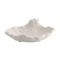 Trendy Living Bowls Leaf With Curvatura Bowl Beige