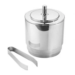 Trendy Living Georg Jensen Manhattan Ice Bucket And Tong