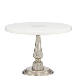 Trendy Living Palace Marble Cake Stand Michael Aram