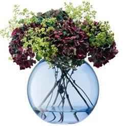 Trendy Living Floreros Polka Vase Sky Blue