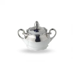 Trendy Living Silver Biscuit Sugar Bowl Juegos De Te Y Cafe.