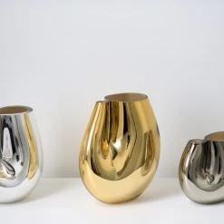 Trendy Living Seam Vessel Large Gold