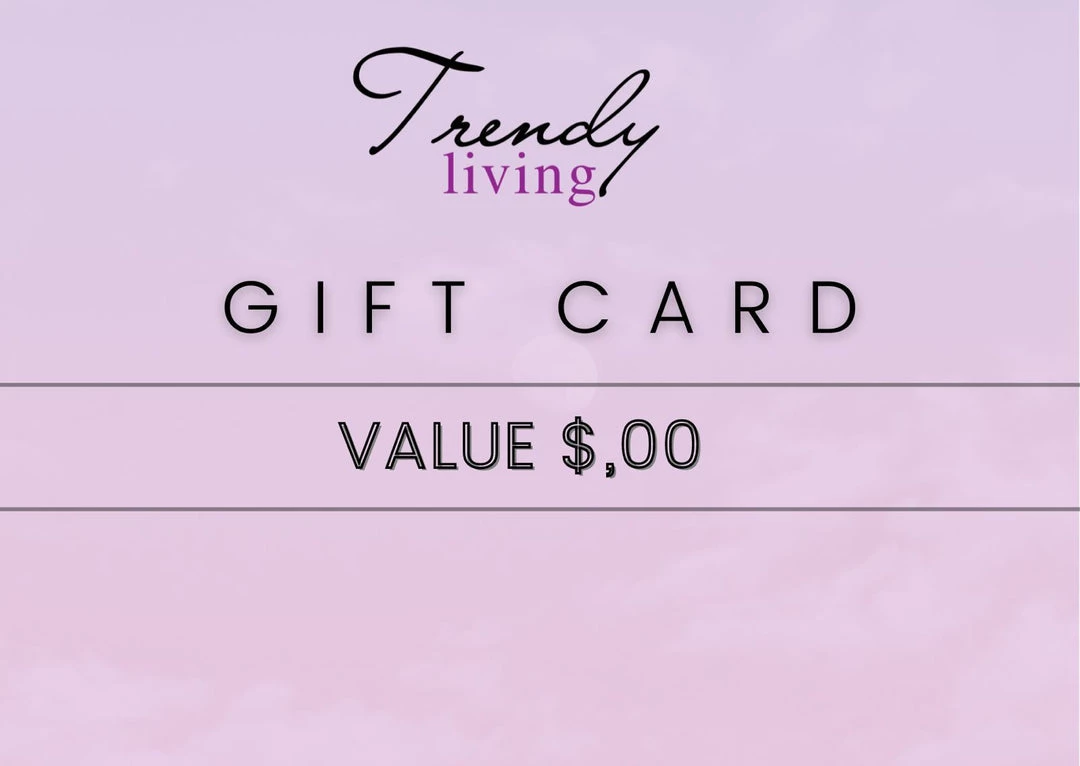 Trendy Living Gift Card - Hanny Y David 1 Trendy Living Gift Card - Hanny Y David