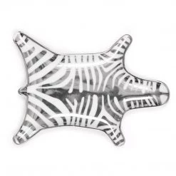 Trendy Living Zebra Stacking Dish Silver Jonathan Adler