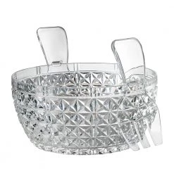 Trendy Living Rini Abadi & Daniel Meltzer Churchill Salad Bowl Clear