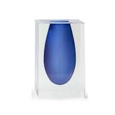 Trendy Living Floreros Lucite Vase Frosted Blue