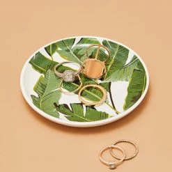 Trendy Living Leaves Trinket Dish Set 10