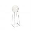 Trendy Living Crystal Orb On Silver Square Base Large Esculturas