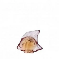 Trendy Living Lalique Fish Opaque Pink