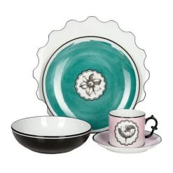 Trendy Living Vista Alegre Herbariae Salad Plate Yellow