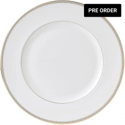 Trendy Living Golden Grosgrain Dinner Plate Wedgwood