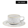 Trendy Living Carrara Tea Cup And Saucer