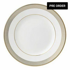 Trendy Living Golden Grosgrain Salad Plate