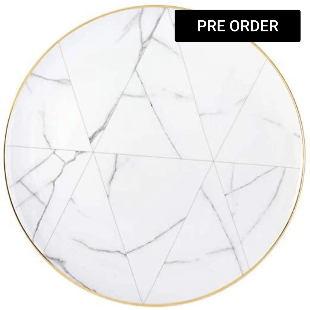 Trendy Living Carrara Dinner Plate 1 Trendy Living Carrara Dinner Plate