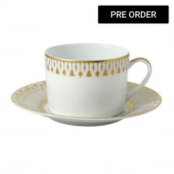 Trendy Living Bernardaud Soleil Levant Tea Cup And Saucer