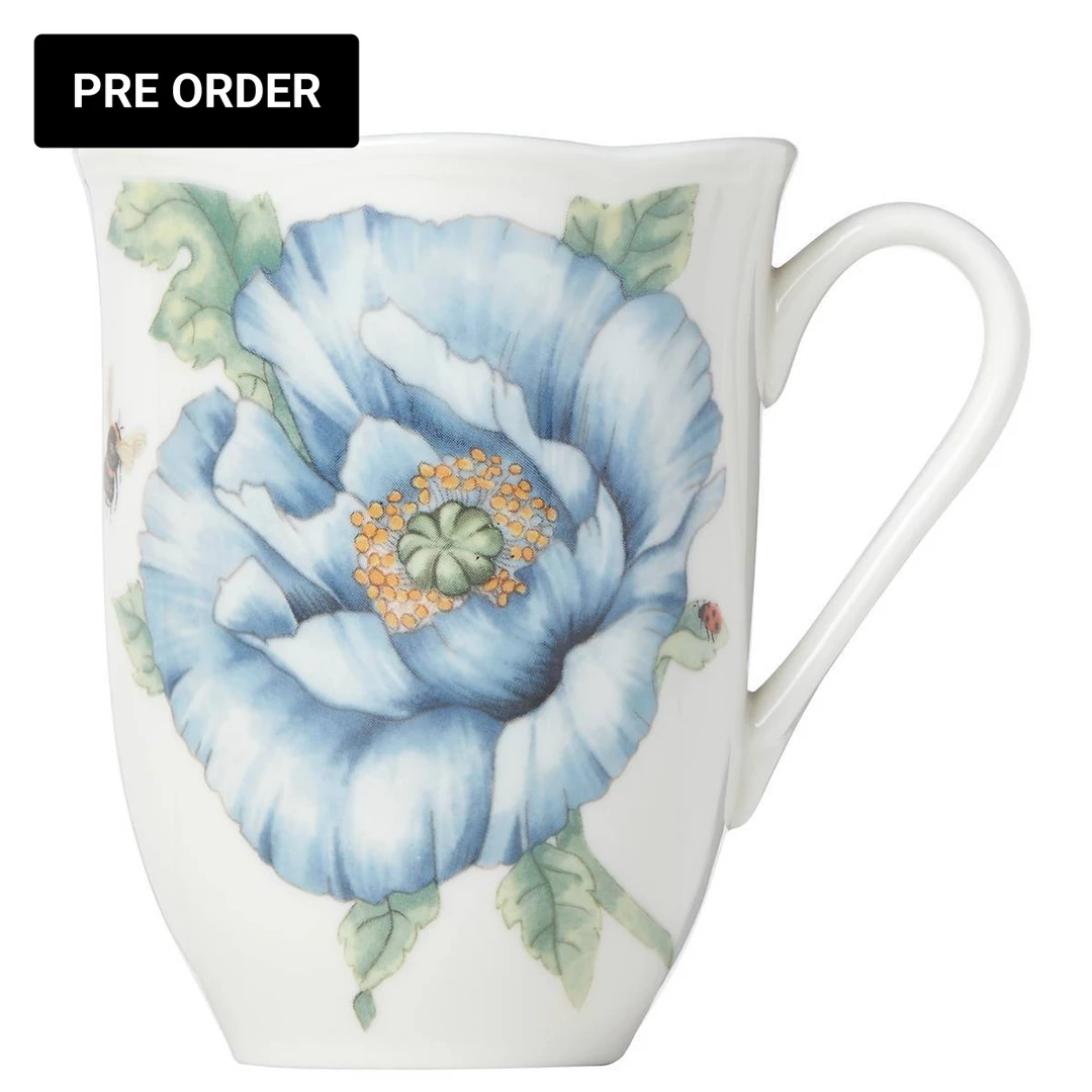 Trendy Living Lenox Butterfly Meadow Blue Mug 1 Trendy Living Lenox Butterfly Meadow Blue Mug