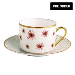 Trendy Living Etoiles Tea Cup And Saucer Bernardaud