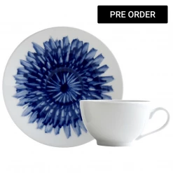 Trendy Living In Bloom Tea Cup And Saucer